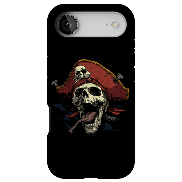 Pirate Skull 1 Tough Cases For Apple iPhone (17, 16, 15, 14, 13, 12, 11, X, SE, 8, 7/ Air, Plus, Pro, Max, Mini, XR, XS), Print in USA