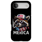 Patriot Raccoon Tough Cases For Apple iPhone (17, 16, 15, 14, 13, 12, 11, X, SE, 8, 7/ Air, Plus, Pro, Max, Mini, XR, XS), Print in USA
