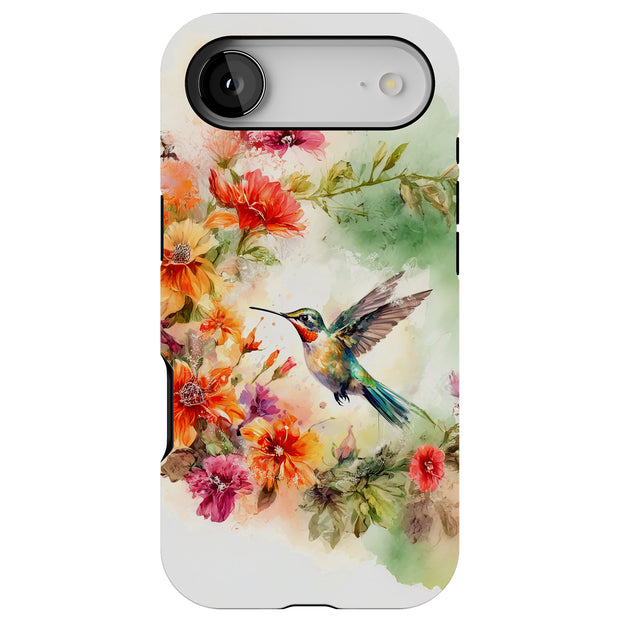 Hummingbird 4 Tough Cases For Apple iPhone (17, 16, 15, 14, 13, 12, 11, X, SE, 8, 7/ Air, Plus, Pro, Max, Mini, XR, XS), Print in USA