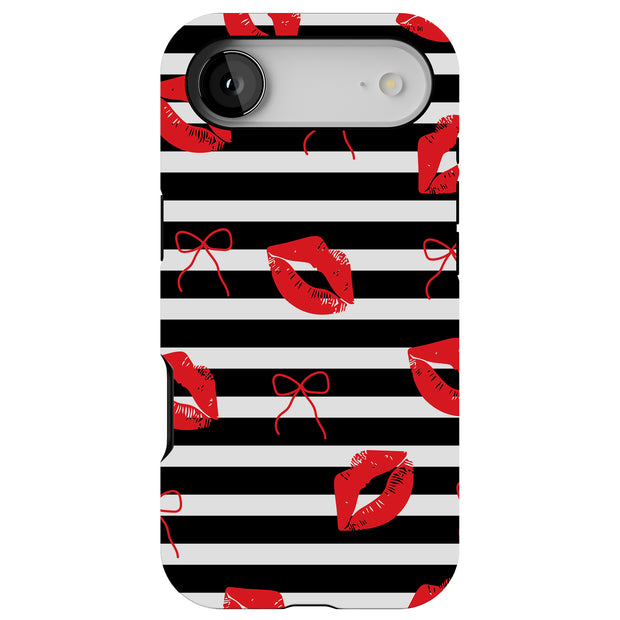 Valentines Lips Tough Cases For Apple iPhone (17, 16, 15, 14, 13, 12, 11, X, SE, 8, 7/ Air, Plus, Pro, Max, Mini, XR, XS), Print in USA