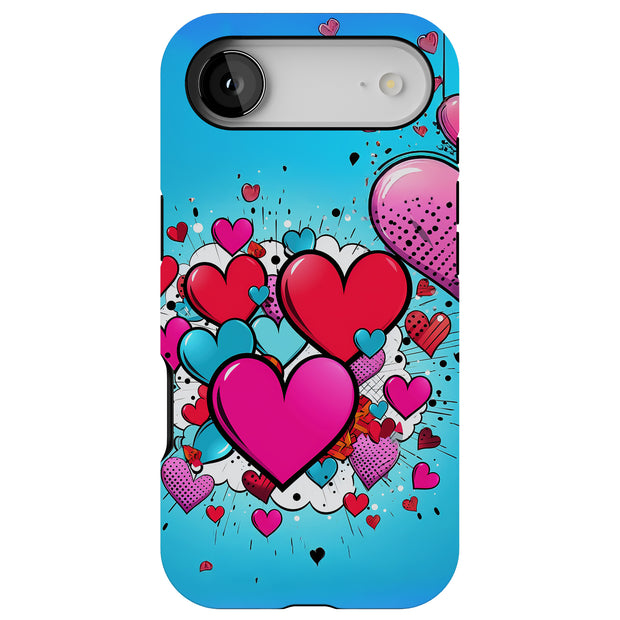 Valentine Pop 4 Tough Cases For Apple iPhone (17, 16, 15, 14, 13, 12, 11, X, SE, 8, 7/ Air, Plus, Pro, Max, Mini, XR, XS), Print in USA