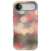 Blurry Hearts Tough Cases For Apple iPhone (17, 16, 15, 14, 13, 12, 11, X, SE, 8, 7/ Air, Plus, Pro, Max, Mini, XR, XS), Print in USA