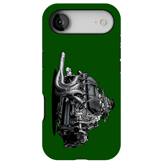 Racing Engine 2 Tough Cases For Apple iPhone (17, 16, 15, 14, 13, 12, 11, X, SE, 8, 7/ Air, Plus, Pro, Max, Mini, XR, XS), Print in USA