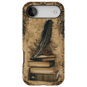 Vintage Paper B Tough Cases For Apple iPhone (17, 16, 15, 14, 13, 12, 11, X, SE, 8, 7/ Air, Plus, Pro, Max, Mini, XR, XS), Print in USA