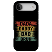 Funny Dad Bruh Tough Cases For Apple iPhone (17, 16, 15, 14, 13, 12, 11, X, SE, 8, 7/ Air, Plus, Pro, Max, Mini, XR, XS), Print in USA