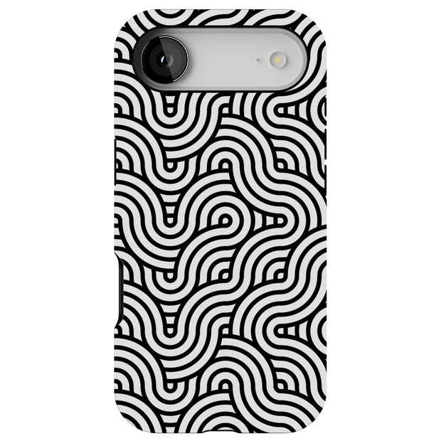 Japan Geo Waves Tough Cases For Apple iPhone (17, 16, 15, 14, 13, 12, 11, X, SE, 8, 7/ Air, Plus, Pro, Max, Mini, XR, XS), Print in USA