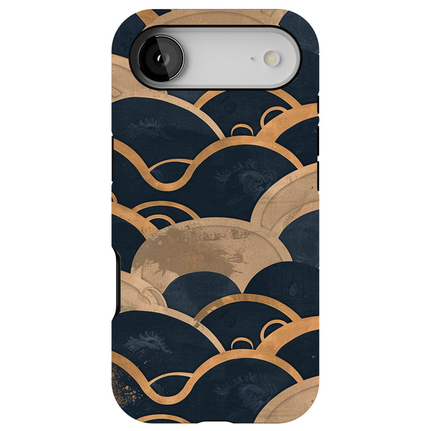 Japanese Wave 3 Tough Cases For Apple iPhone (17, 16, 15, 14, 13, 12, 11, X, SE, 8, 7/ Air, Plus, Pro, Max, Mini, XR, XS), Print in USA
