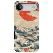 Japanese Wave 4 Tough Cases For Apple iPhone (17, 16, 15, 14, 13, 12, 11, X, SE, 8, 7/ Air, Plus, Pro, Max, Mini, XR, XS), Print in USA