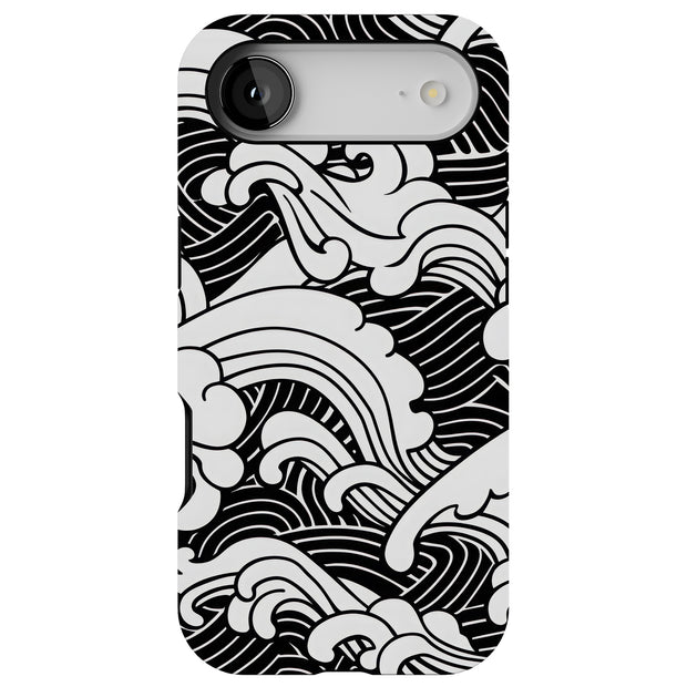 Japanese Wave 9 Tough Cases For Apple iPhone (17, 16, 15, 14, 13, 12, 11, X, SE, 8, 7/ Air, Plus, Pro, Max, Mini, XR, XS), Print in USA