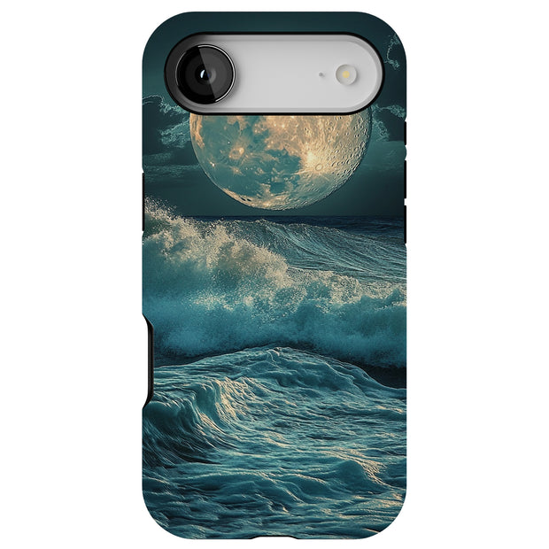 Star Moon Wave1 Tough Cases For Apple iPhone (17, 16, 15, 14, 13, 12, 11, X, SE, 8, 7/ Air, Plus, Pro, Max, Mini, XR, XS), Print in USA