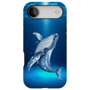 Humpback Whale4 Tough Cases For Apple iPhone (17, 16, 15, 14, 13, 12, 11, X, SE, 8, 7/ Air, Plus, Pro, Max, Mini, XR, XS), Print in USA