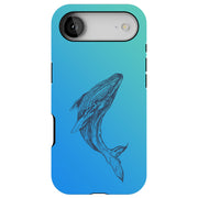 Humpback Whale8 Tough Cases For Apple iPhone (17, 16, 15, 14, 13, 12, 11, X, SE, 8, 7/ Air, Plus, Pro, Max, Mini, XR, XS), Print in USA