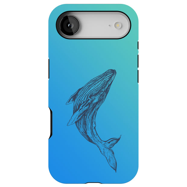 Humpback Whale8 Tough Cases For Apple iPhone (17, 16, 15, 14, 13, 12, 11, X, SE, 8, 7/ Air, Plus, Pro, Max, Mini, XR, XS), Print in USA