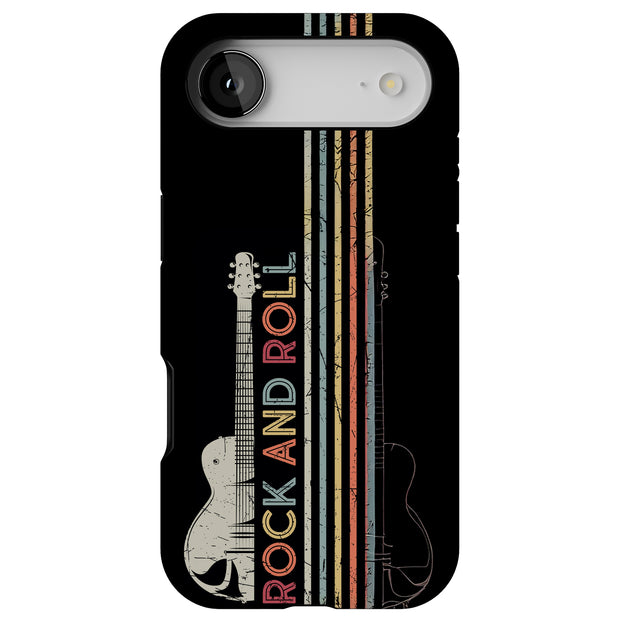Rock and Roll 1 Tough Cases For Apple iPhone (17, 16, 15, 14, 13, 12, 11, X, SE, 8, 7/ Air, Plus, Pro, Max, Mini, XR, XS), Print in USA