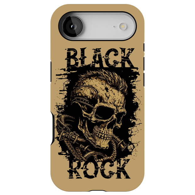 Skull Rock Punk Tough Cases For Apple iPhone (17, 16, 15, 14, 13, 12, 11, X, SE, 8, 7/ Air, Plus, Pro, Max, Mini, XR, XS), Print in USA