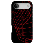 Musical Staff Tough Cases For Apple iPhone (17, 16, 15, 14, 13, 12, 11, X, SE, 8, 7/ Air, Plus, Pro, Max, Mini, XR, XS), Print in USA