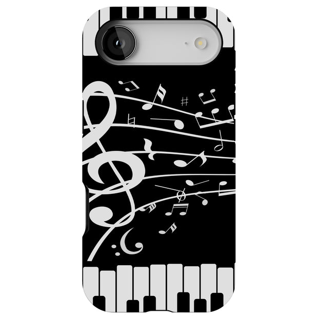 Musical Piano Tough Cases For Apple iPhone (17, 16, 15, 14, 13, 12, 11, X, SE, 8, 7/ Air, Plus, Pro, Max, Mini, XR, XS), Print in USA