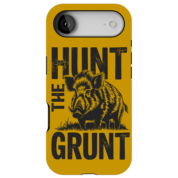 Hunt Grunt 1 Tough Cases For Apple iPhone (17, 16, 15, 14, 13, 12, 11, X, SE, 8, 7/ Air, Plus, Pro, Max, Mini, XR, XS), Print in USA