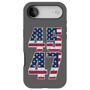 Trump 45 47 Tough Cases For Apple iPhone (17, 16, 15, 14, 13, 12, 11, X, SE, 8, 7/ Air, Plus, Pro, Max, Mini, XR, XS), Print in USA