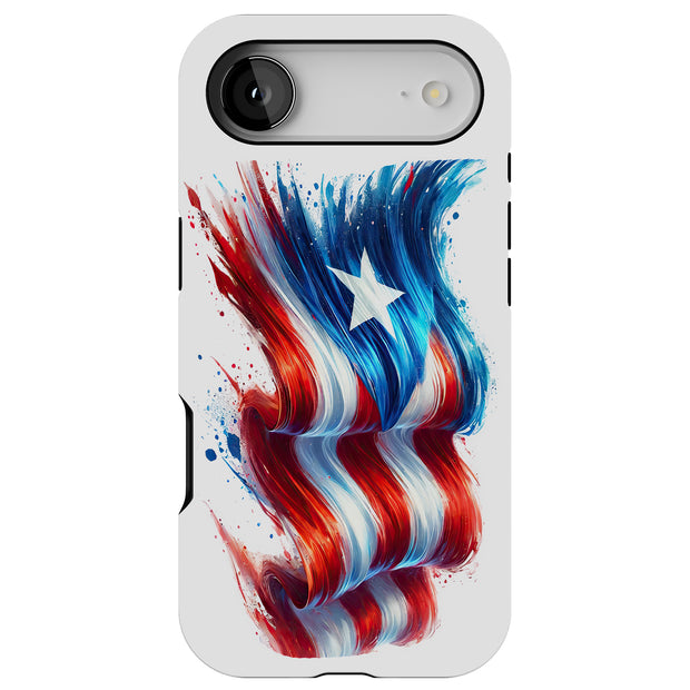 Puerto Rico 1 Tough Cases For Apple iPhone (17, 16, 15, 14, 13, 12, 11, X, SE, 8, 7/ Air, Plus, Pro, Max, Mini, XR, XS), Print in USA