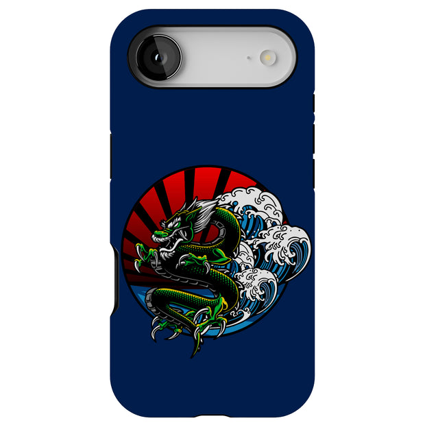 Japanese Dragon Tough Cases For Apple iPhone (17, 16, 15, 14, 13, 12, 11, X, SE, 8, 7/ Air, Plus, Pro, Max, Mini, XR, XS), Print in USA