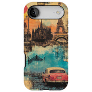 Paris Collage 2 Tough Cases For Apple iPhone (17, 16, 15, 14, 13, 12, 11, X, SE, 8, 7/ Air, Plus, Pro, Max, Mini, XR, XS), Print in USA