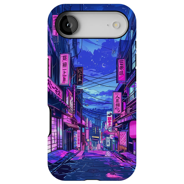 Anime Street 2 Tough Cases For Apple iPhone (17, 16, 15, 14, 13, 12, 11, X, SE, 8, 7/ Air, Plus, Pro, Max, Mini, XR, XS), Print in USA