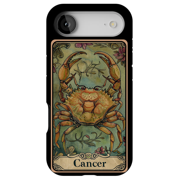 Zodiac Cancer Tough Cases For Apple iPhone (17, 16, 15, 14, 13, 12, 11, X, SE, 8, 7/ Air, Plus, Pro, Max, Mini, XR, XS), Print in USA