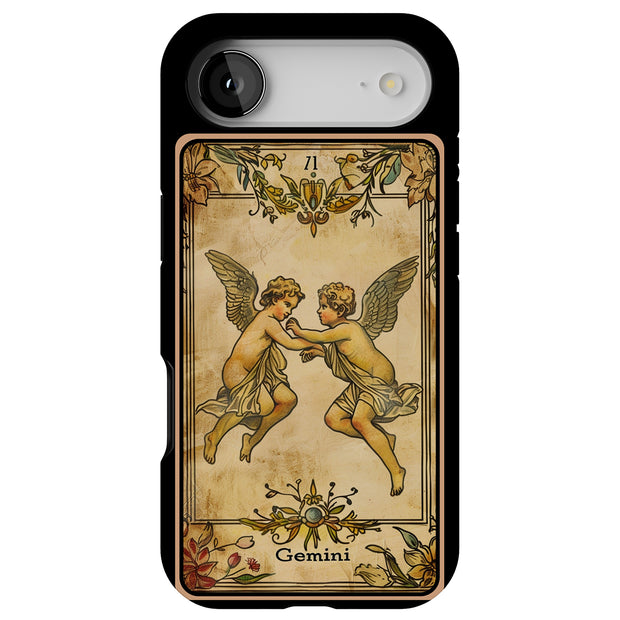 Zodiac Gemini Tough Cases For Apple iPhone (17, 16, 15, 14, 13, 12, 11, X, SE, 8, 7/ Air, Plus, Pro, Max, Mini, XR, XS), Print in USA