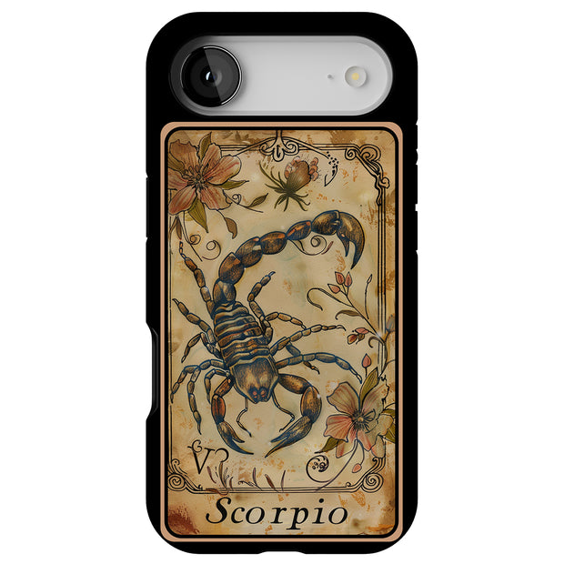 Zodiac Scorpio Tough Cases For Apple iPhone (17, 16, 15, 14, 13, 12, 11, X, SE, 8, 7/ Air, Plus, Pro, Max, Mini, XR, XS), Print in USA