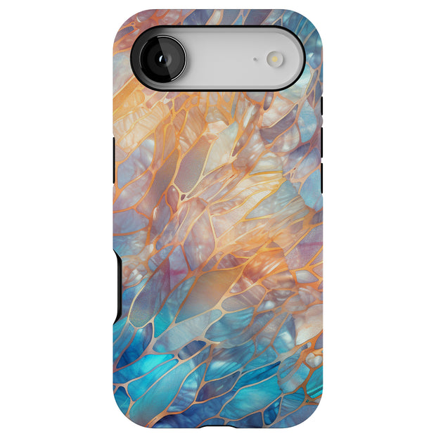 mosaic opal 2 Tough Cases For Apple iPhone (17, 16, 15, 14, 13, 12, 11, X, SE, 8, 7/ Air, Plus, Pro, Max, Mini, XR, XS), Print in USA