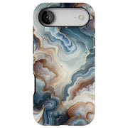 Organic Marble Tough Cases For Apple iPhone (17, 16, 15, 14, 13, 12, 11, X, SE, 8, 7/ Air, Plus, Pro, Max, Mini, XR, XS), Print in USA