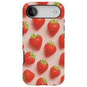 Straberry Delight Tough Cases For Apple iPhone (17, 16, 15, 14, 13, 12, 11, X, SE, 8, 7/ Air, Plus, Pro, Max, Mini, XR, XS), Print in USA