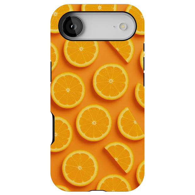 Orange Delight Tough Cases For Apple iPhone (17, 16, 15, 14, 13, 12, 11, X, SE, 8, 7/ Air, Plus, Pro, Max, Mini, XR, XS), Print in USA