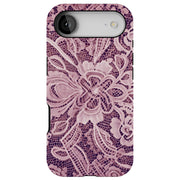 Purple Lace Dream Tough Cases For Apple iPhone (17, 16, 15, 14, 13, 12, 11, X, SE, 8, 7/ Air, Plus, Pro, Max, Mini, XR, XS), Print in USA