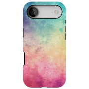 Rainbow Pastel Tough Cases For Apple iPhone (17, 16, 15, 14, 13, 12, 11, X, SE, 8, 7/ Air, Plus, Pro, Max, Mini, XR, XS), Print in USA