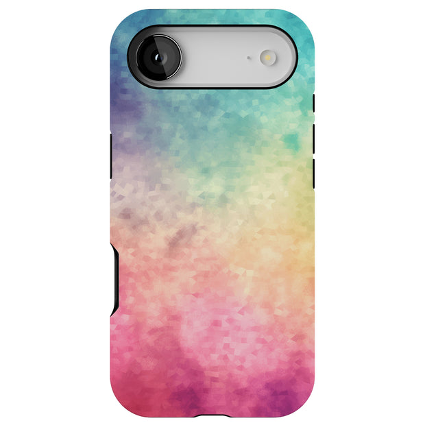 Rainbow Pastel Tough Cases For Apple iPhone (17, 16, 15, 14, 13, 12, 11, X, SE, 8, 7/ Air, Plus, Pro, Max, Mini, XR, XS), Print in USA