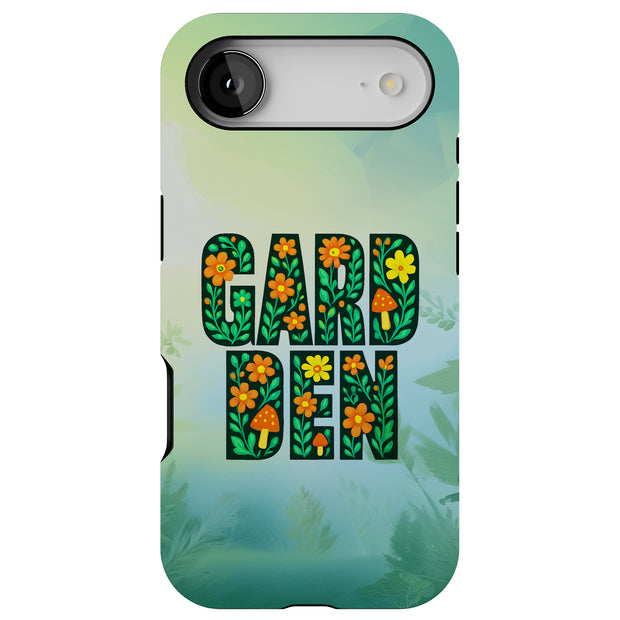 Garden Flower Tough Cases For Apple iPhone (17, 16, 15, 14, 13, 12, 11, X, SE, 8, 7/ Air, Plus, Pro, Max, Mini, XR, XS), Print in USA