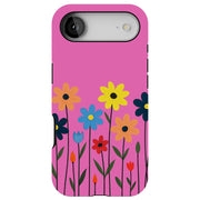 Vivid Wild Flowers Tough Cases For Apple iPhone (17, 16, 15, 14, 13, 12, 11, X, SE, 8, 7/ Air, Plus, Pro, Max, Mini, XR, XS), Print in USA