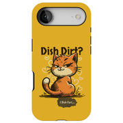 Snarky Cat Fart Tough Cases For Apple iPhone (17, 16, 15, 14, 13, 12, 11, X, SE, 8, 7/ Air, Plus, Pro, Max, Mini, XR, XS), Print in USA