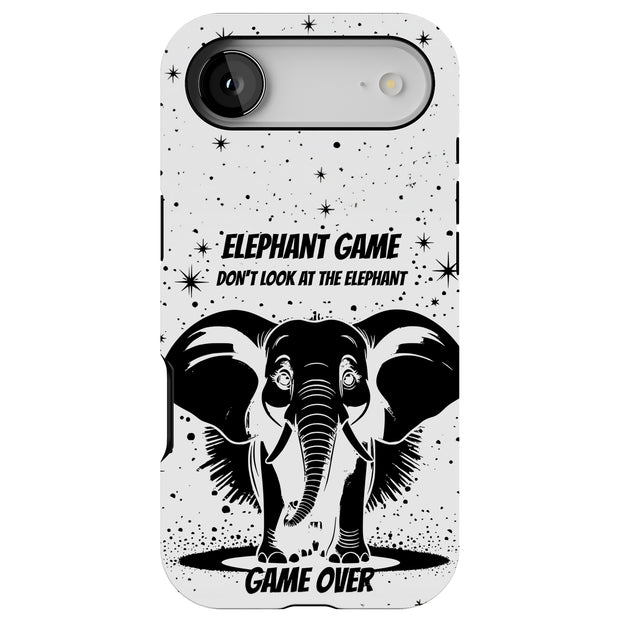 Elephant Game Tough Cases For Apple iPhone (17, 16, 15, 14, 13, 12, 11, X, SE, 8, 7/ Air, Plus, Pro, Max, Mini, XR, XS), Print in USA