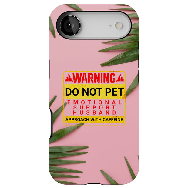 Emotional Support Tough Cases For Apple iPhone (17, 16, 15, 14, 13, 12, 11, X, SE, 8, 7/ Air, Plus, Pro, Max, Mini, XR, XS), Print in USA