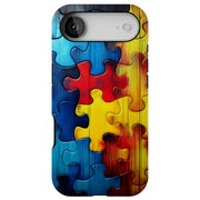 Colorful Puzzle Tough Cases For Apple iPhone (17, 16, 15, 14, 13, 12, 11, X, SE, 8, 7/ Air, Plus, Pro, Max, Mini, XR, XS), Print in USA