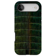 Satin Green Tough Cases For Apple iPhone (17, 16, 15, 14, 13, 12, 11, X, SE, 8, 7/ Air, Plus, Pro, Max, Mini, XR, XS), Print in USA