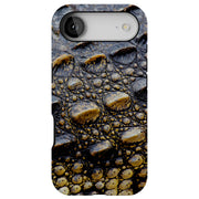 Black Crocodile Tough Cases For Apple iPhone (17, 16, 15, 14, 13, 12, 11, X, SE, 8, 7/ Air, Plus, Pro, Max, Mini, XR, XS), Print in USA