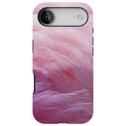 Pink Feather Tough Cases For Apple iPhone (17, 16, 15, 14, 13, 12, 11, X, SE, 8, 7/ Air, Plus, Pro, Max, Mini, XR, XS), Print in USA