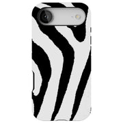 Zebra Stripe Tough Cases For Apple iPhone (17, 16, 15, 14, 13, 12, 11, X, SE, 8, 7/ Air, Plus, Pro, Max, Mini, XR, XS), Print in USA