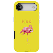 Flamingo Stand Tough Cases For Apple iPhone (17, 16, 15, 14, 13, 12, 11, X, SE, 8, 7/ Air, Plus, Pro, Max, Mini, XR, XS), Print in USA