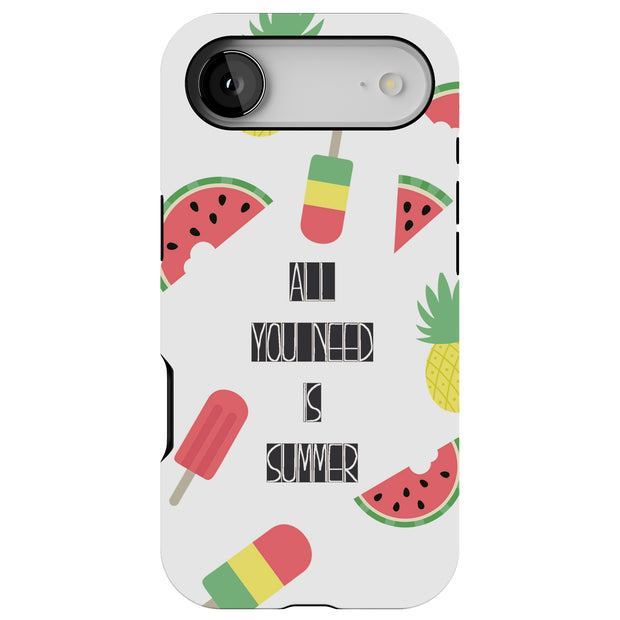 Only Summer Tough Cases For Apple iPhone (17, 16, 15, 14, 13, 12, 11, X, SE, 8, 7/ Air, Plus, Pro, Max, Mini, XR, XS), Print in USA