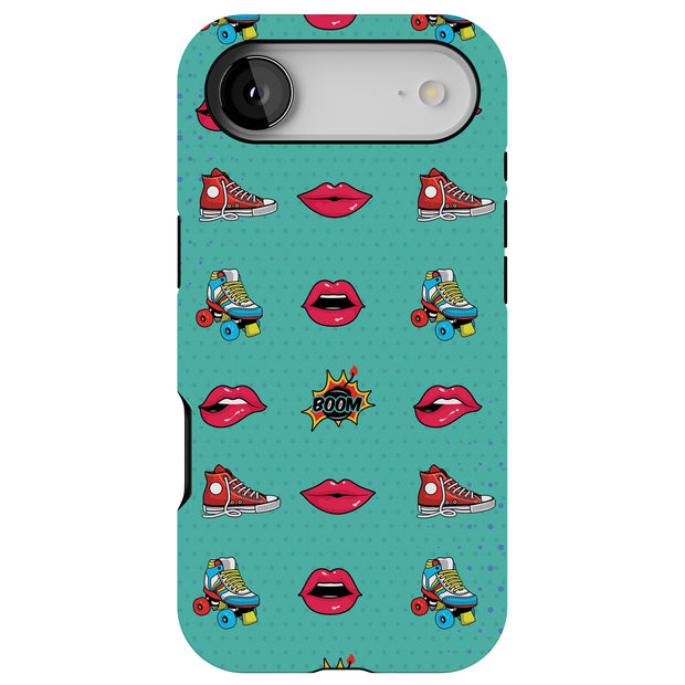Skate Lips Tough Cases For Apple iPhone (17, 16, 15, 14, 13, 12, 11, X, SE, 8, 7/ Air, Plus, Pro, Max, Mini, XR, XS), Print in USA